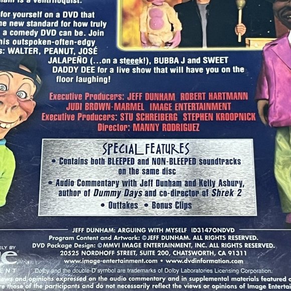 2006 Jeff Dunham Arguing With Myself Stand-Up Comedy Ventriloquist Show DVD - Picture 7 of 9